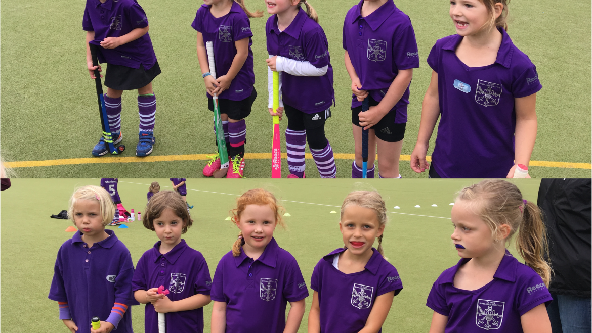 Mini-Mädchen feiern Tor-Festival