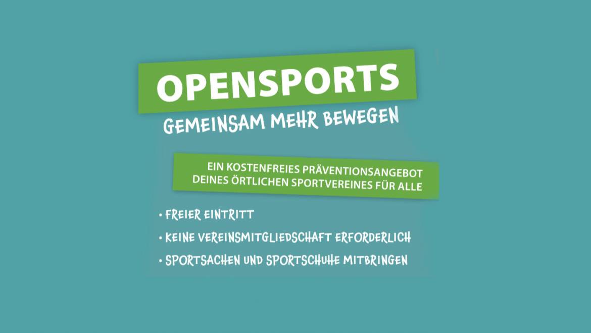 Der Kreissportbund Wesel lädt zur Initiative „OPENSPORTS“ ein