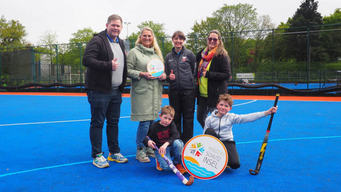 Hockeyabteilung des TV Jahn Hiesfeld wird zur Kinder:Schutzinsel